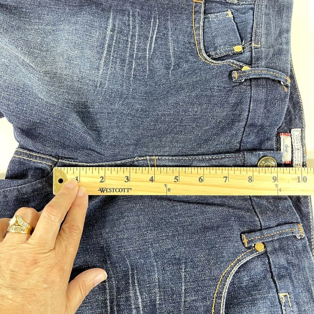 Tommy Hilfiger Blue Spirit Mid Rise Skinny Leg 5 Pocket Jeans Size 10 - Picture 8 of 12